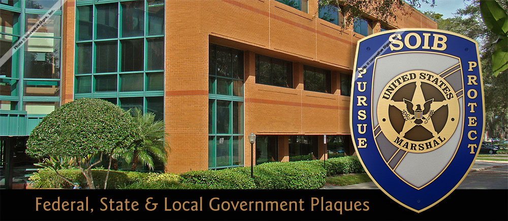 Federal, State & Local Government Plaques